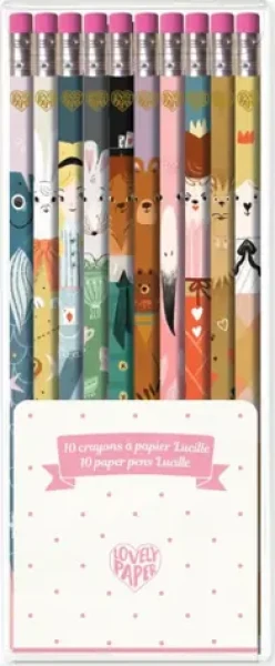 DJECO Sada 10 ceruziek Lucille (151152)