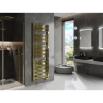 MEXEN - Helios vykurovací rebrík/radiátor 1800 x 600 mm, 786 W, zlatá W103-1800-600-00-50