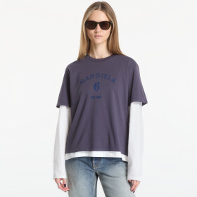 Tričko MM6 T-Shirt Midnight Blue M
