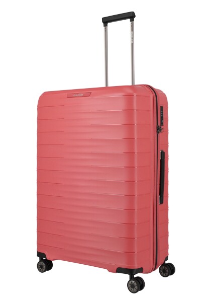 Veľký škrupinový kufor Travelite Mooby L Red