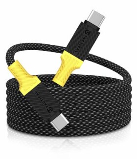 Tactical MagRope USB-C/USB-C 1m čierna/žltá (57983121892)