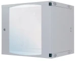 Intellinet 12U 540x600 mm šedá / Nástenný rozvádzač / 19" / presklené dvere / výklopný rám / nosnosť 30 kg (713870)