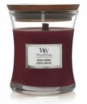 Woodwick Black Cherry 85g - váza malá / doba horenia: až 20 h (5038581056449)