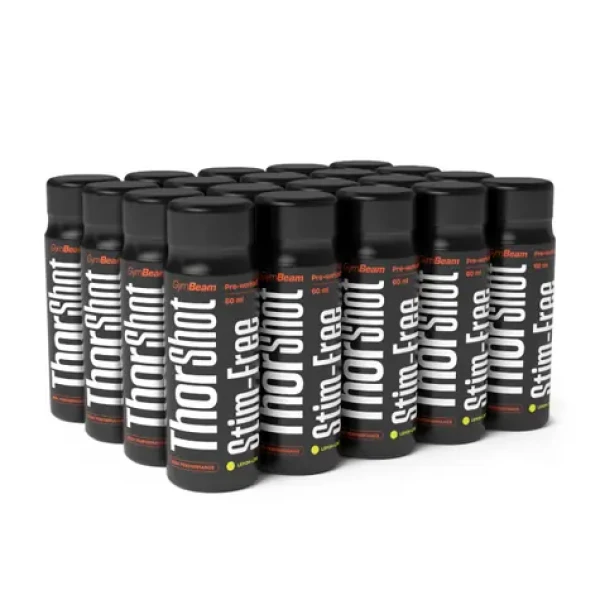 Thor Stim-free shot - GymBeam (citrón limetka, 20 x 60 ml) (86455-11-citronlimetka-20x60ml)