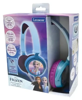 Lexibook Slúchadlá Frozen / Slúchadlá / Skladacie / Limit hlasitosti 85dB / 3,5mm jack, USB-C (HP010FZ)