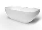 Voľne stojaca vaňa SAT Lesly 170x82 cm liaty mramor LE1700 LE1700
