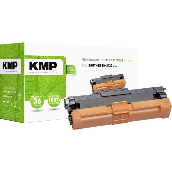 KMP B-T116 toner náhradný Brother TN-2420 čierna 3000 Seiten kompatibilná náplň do tlačiarne; 1267,3000