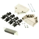 MH Connectors MHDTPK25-DM25S-K sada D-SUB zásuvková lišta 180 ° Pólov: 25 spájkovaný 1 ks; MHDTPK25-DM25S-K