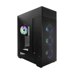 InWin Modfree Deluxe TG čierna / E-ATX / 2x USB-A 3.2 / 1x USB-C 3.2 / bez zdroja / priehľadná bočnica (IW-CS-MFDELU-BLK)