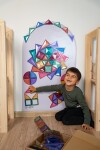 Mamido Mamido Dlaždice Magnetická tapeta na stenu Prémiová Jemná Levanduľová MT106