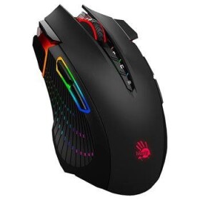 A4Tech BLOODY J90S čierna / Herná optická myš / 8000DPI / 8tl. + koliesko / CORE 3 / RGB / USB / 1.8 m (J90S)