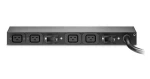 APC Rack PDU Basic 0-1U čierna / Rozvodný panel PDU / 32 A / 4X C19 / 200-240 V / 7680 W (AP6032A)