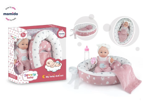 Mamido Mamido Bábätko bábika v hniezdečku s doplnkami MT1206