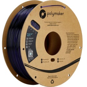 Polymaker PB01032 vlákno pre 3D tlačiarne PETG plast Žiaruvzdorné, Vysoká pevnosť v ťahu 1.75 mm 1000 g modrá (priesvitná) PolyLite™ 1 ks; PB01032