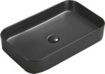 MEXEN - Vena umývadlo na dosku 60 x 37, čierna mat 22196085