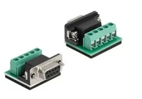 DeLock USB-A na RS-422/485 DB9 / Sériový adaptér / prepäťová ochrana 600 W / rozšírený teplotný rozsah (64055)