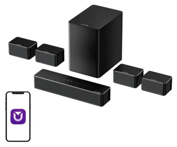 Ultimea Poseidon D70 / Soundbar / 7.1 / 410 W / Bluetooth 5.3 / HDMI ARC / bezdrôtový subwoofer (UC00Q)