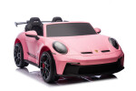 Mamido Mamido Elektrické autíčko Porsche 911 GT3 XXL + MP4 | 24V14Ah | 4x200W | Pre 2 deti | ružové