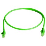 Telegärtner 100009091 RJ45 sieťové káble, prepojovacie káble CAT 5e 10.0 m zelená samozhášavý, s priechodkou chrániacou proti zlomeniu 1 ks; 100009091
