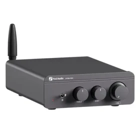 Fosi Audio BT20A Pro-48V sivá / Stereo zosilňovač / 300W / RCA / Repro OUT / Pre-OUT / Bluetooth 5.0 (6976136960003)
