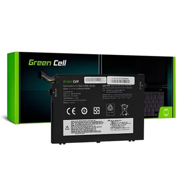 Green Cell L17C3P51 / Batéria / Lenovo ThinkPad E480, E485, E490, E495, E580, E585, E590, E595 / 11,1 V / 4100mAh (LE166)
