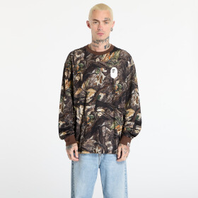Tričko A BATHING APE Tree Edge Camo Relaxed Fit Ls Tee UNISEX Brown M