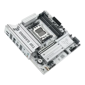 Asus TUF GAMING B850M- PLUS WIFI7 biela / Základná doska / AMD B850 / DDR5 / Wi-Fi 7 / 2.5 GLAN / mATX (90MB1MD0-M0EAY0)
