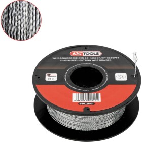 Kotúčový rezací drôt, pletený, 25 m KS Tools 140.2641; 140.2641