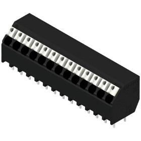 Weidmüller 2087710000 skrutkovacia svorka 1.5 mm² Pólov 13 čierna 190 ks; 2087710000