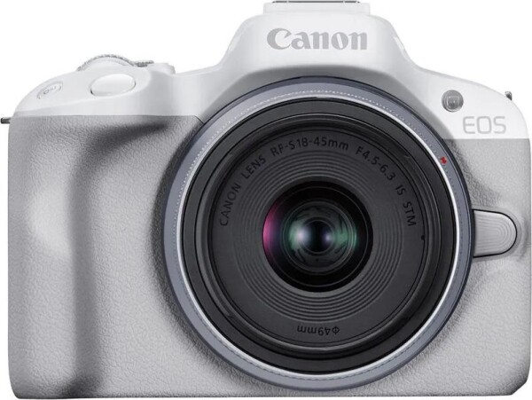 Canon EOS R50 biely + RF-S 18-45mm f/4.5-6.3 IS STM (5812C013)