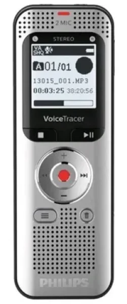 Philips DVT 2050 / diktafón / 8GB / až 2370 hodín záznamu / USB / 3.5 mm jack (DVT2050)