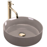 REA - Umývadlo na dosku SAMI Beige Shiny REA-U6382