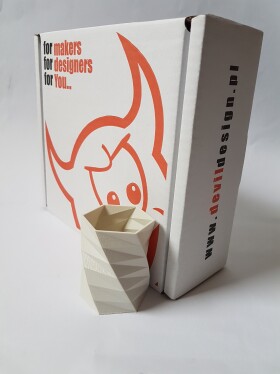 PLA filament 1,75 mm PC sivý Devil Design 1 kg