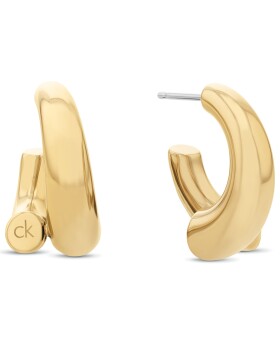 Calvin Klein Moderné kruhové náušnice z ocele Spiral 35000765