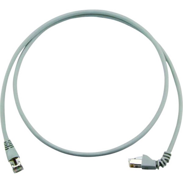 Telegärtner 100008691 RJ45 sieťové káble, prepojovacie káble CAT 6A S/FTP 5.00 m sivá samozhášavý, bez halogénov 1 ks; 100008691