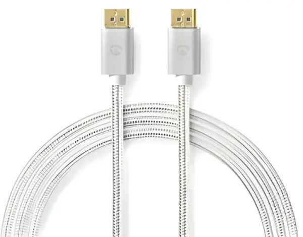 Profigold Fabritallic DisplayPort kábel / Kábel DisplayPort - DisplayPort / 8K 60 Hz / 2 m (CCTB37014AL20)