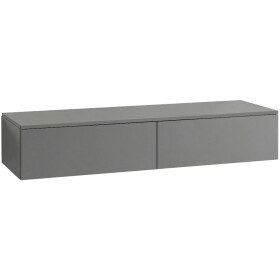 CERANO - Kúpeľňová skrinka pre umývadlá na dosku Noira - šedá matná - 120x28x48 CER-8050BD7613