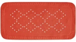 Spirella ALASKA protišmyková podložka do vane červená / PVC / 91 x 36 cm