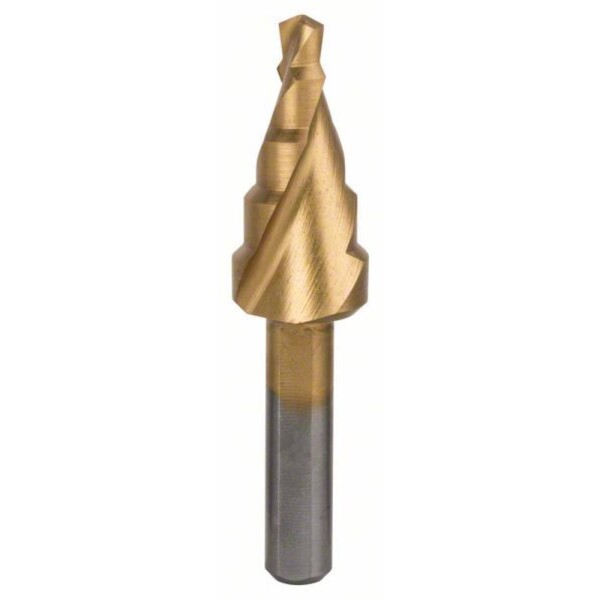 Bosch Accessories 2608587429 HSS stupňovitý vrták 4 - 12 mm TiN Celková dĺžka 50 mm kužeľový záhlbník 1 ks; 2608587429