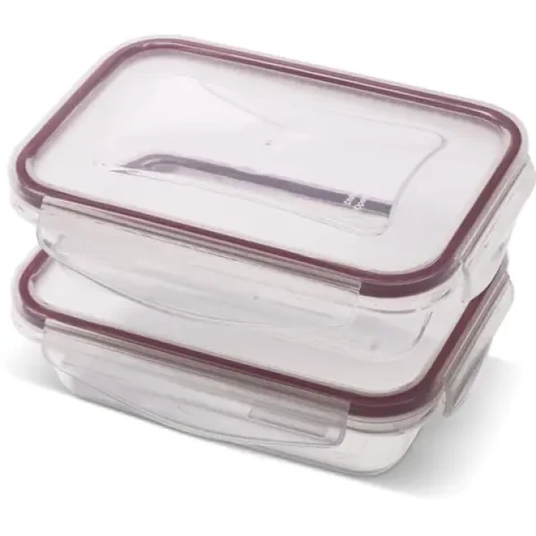 Lamart LT6061 CLIP číra / Sada dóz na potraviny / 2 ks / 2x 400 ml / plast (8590669401451)
