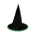 Rappa Detský klobúk čierno-zelený čarodejnice/Halloween