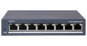 HIKVISION DS-3E1508-EIV2 / SMART switch / 8x GbE RJ-45 / bez ventilátora (DS-3E1508-EIV2)