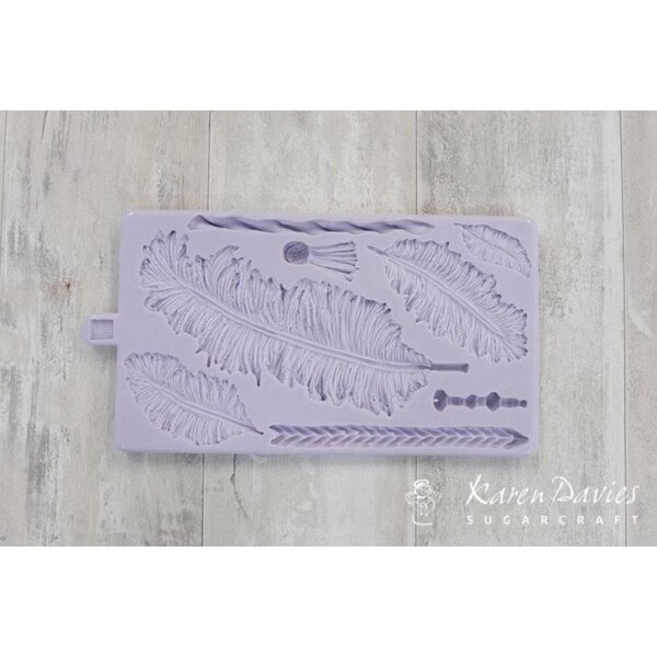 Silicónová forma peria - Karen Davies - Karen Davies