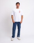 Edwin Ekoda Bath House TS White garment washed XL