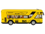 Žltý mestský autobus s trecím pohonom 1:18