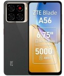 ZTE ZTE Blade A56 - 4G Smartphone - Dual-SIM - RAM 4 GB / Interner Speicher 64 GB - microSD slot - 6.75" - 1600 x 720 Pixel (90 Hz) - Triple-Kamera 13 MP, 0.08 MP, 0,08 MP - front camera 8 MP - Tiefschwarz