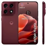 Motorola EDGE 70 Pre 8 +256 GB Pantone Zinfandel Red / Chytrý telefón / 6.78 "AMOLED 144Hz / MediaTek Dimensity 8500