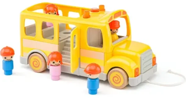 Woody Auto školský autobus so zvukmi a svetlom