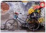 Educa Puzzle Bicykel s kvetinami /500 dielikov/ od 10 rokov