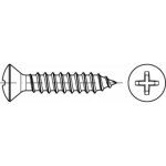 TOOLCRAFT TO-5433207 skrutky do plechu so zápustnou šošovkovou hlavou 38 mm krížová dražka Philips ocel glavanizované zinkom 250 ks; TO-5433207